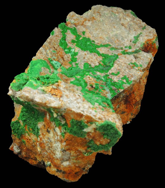 Conichalcite from Gold Hill Mine, Toole County, Utah