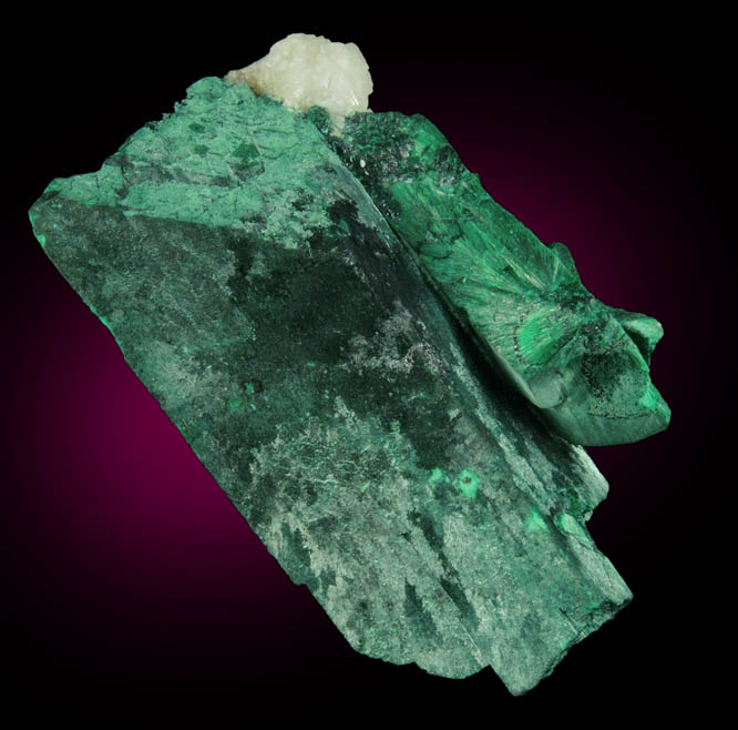 Malachite pseudomorphs after Azurite from Tsumeb Mine, 1st Oxide Zone, Otavi-Bergland District, Oshikoto, Namibia