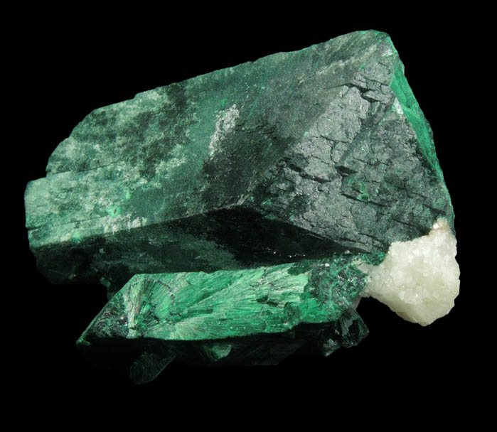 Malachite pseudomorphs after Azurite from Tsumeb Mine, 1st Oxide Zone, Otavi-Bergland District, Oshikoto, Namibia