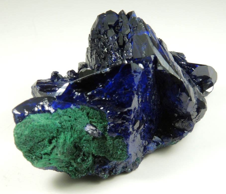 Azurite and Malachite from Milpillas Mine, Cuitaca, Sonora, Mexico