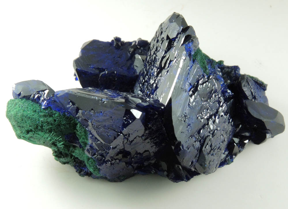 Azurite and Malachite from Milpillas Mine, Cuitaca, Sonora, Mexico