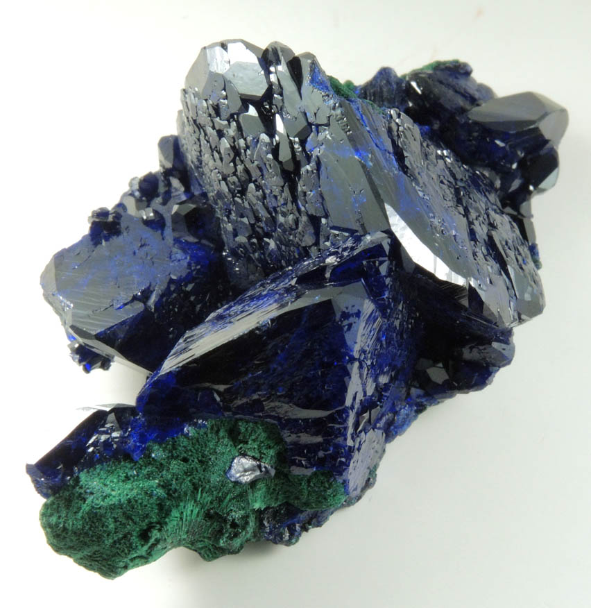 Azurite and Malachite from Milpillas Mine, Cuitaca, Sonora, Mexico