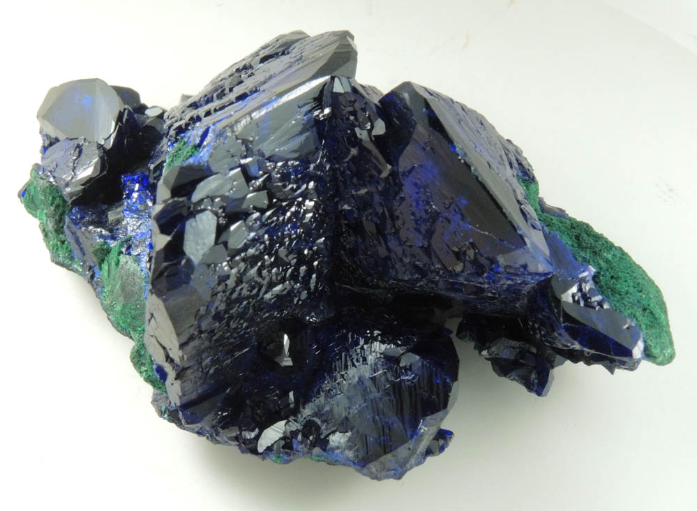 Azurite and Malachite from Milpillas Mine, Cuitaca, Sonora, Mexico