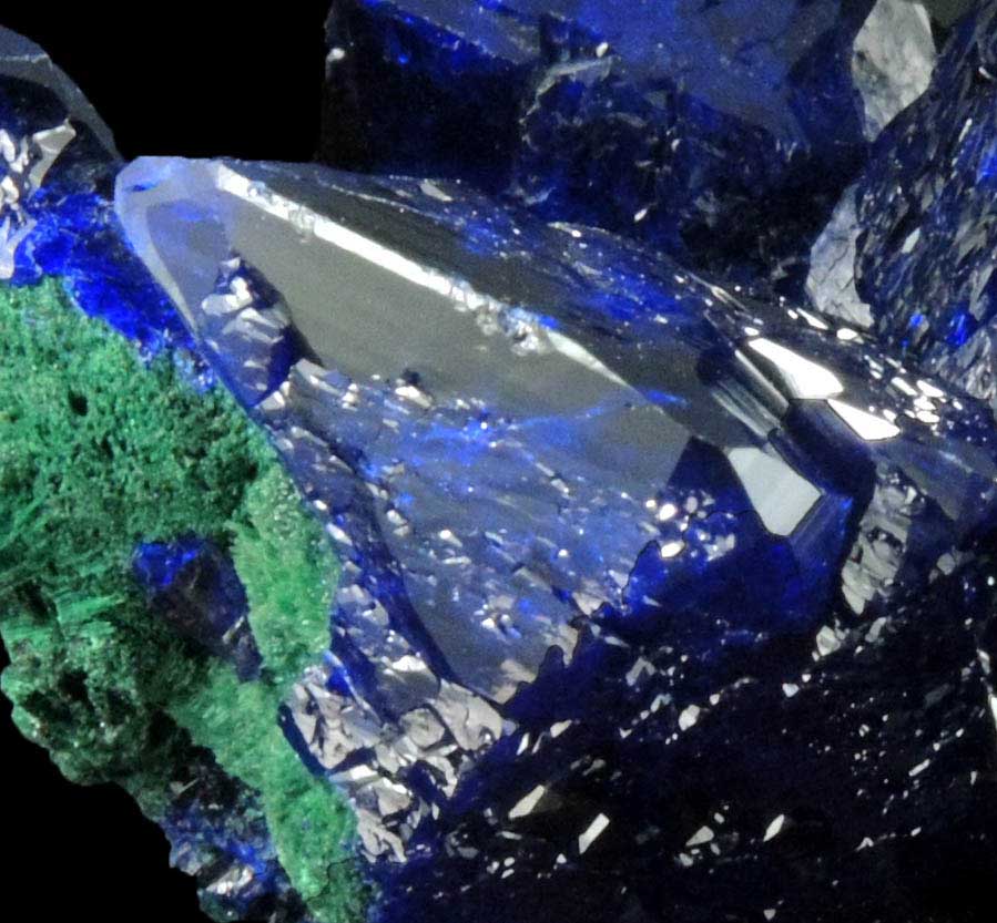 Azurite and Malachite from Milpillas Mine, Cuitaca, Sonora, Mexico