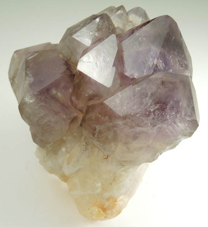 Quartz var. Amethyst Quartz (with phantom-growth zoning) from Reel Mine, Iron Station, Lincoln County, North Carolina