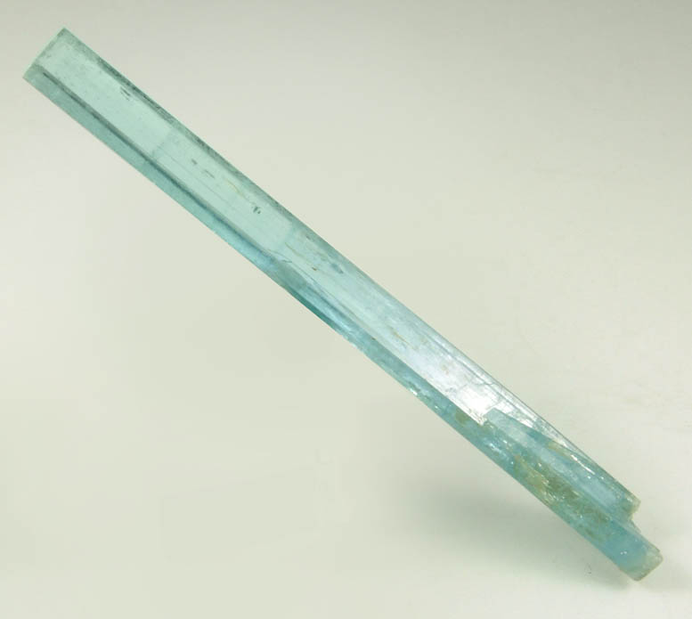 Beryl var. Aquamarine (doubly terminated crystal) from Doi Ty Mine, Thuong Xuan District, Thanh Ha Province, Vietnam