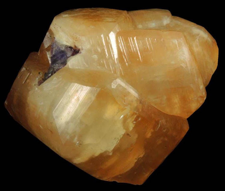 Calcite with Fluorite from Denton Mine, Harris Creek District, Hardin County, Illinois