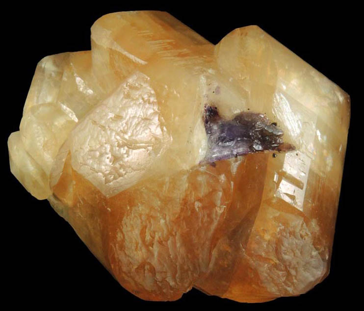 Calcite with Fluorite from Denton Mine, Harris Creek District, Hardin County, Illinois