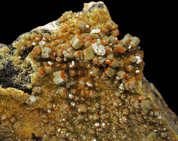 Vanadinite from Puzzler Mine, Castle Dome District, 58 km northeast of Yuma, Yuma County, Arizona