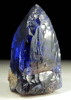 Tanzanite (= blue gem variety of the mineral Zoisite) from Karo Mine, Merelani Hills, western slope of Lelatama Mountains, Arusha Region, Tanzania (Type Locality for Tanzanite)