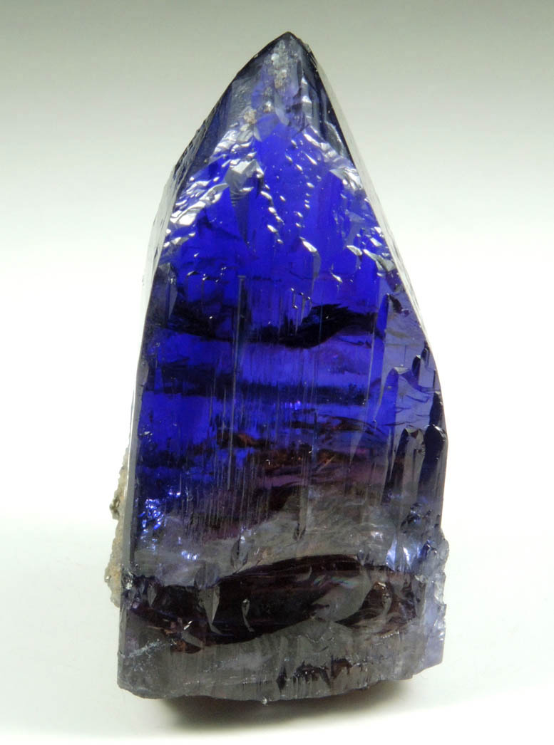 Tanzanite (= blue gem variety of the mineral Zoisite) from Karo Mine, Merelani Hills, western slope of Lelatama Mountains, Arusha Region, Tanzania (Type Locality for Tanzanite)