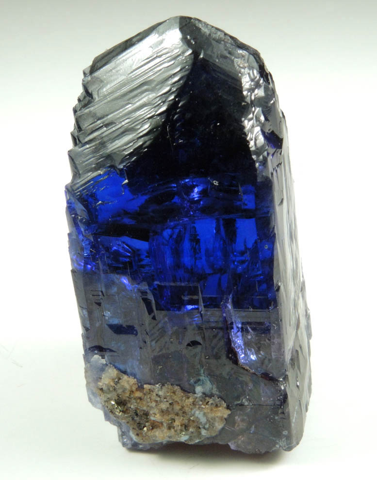 Tanzanite (= blue gem variety of the mineral Zoisite) from Karo Mine, Merelani Hills, western slope of Lelatama Mountains, Arusha Region, Tanzania (Type Locality for Tanzanite)