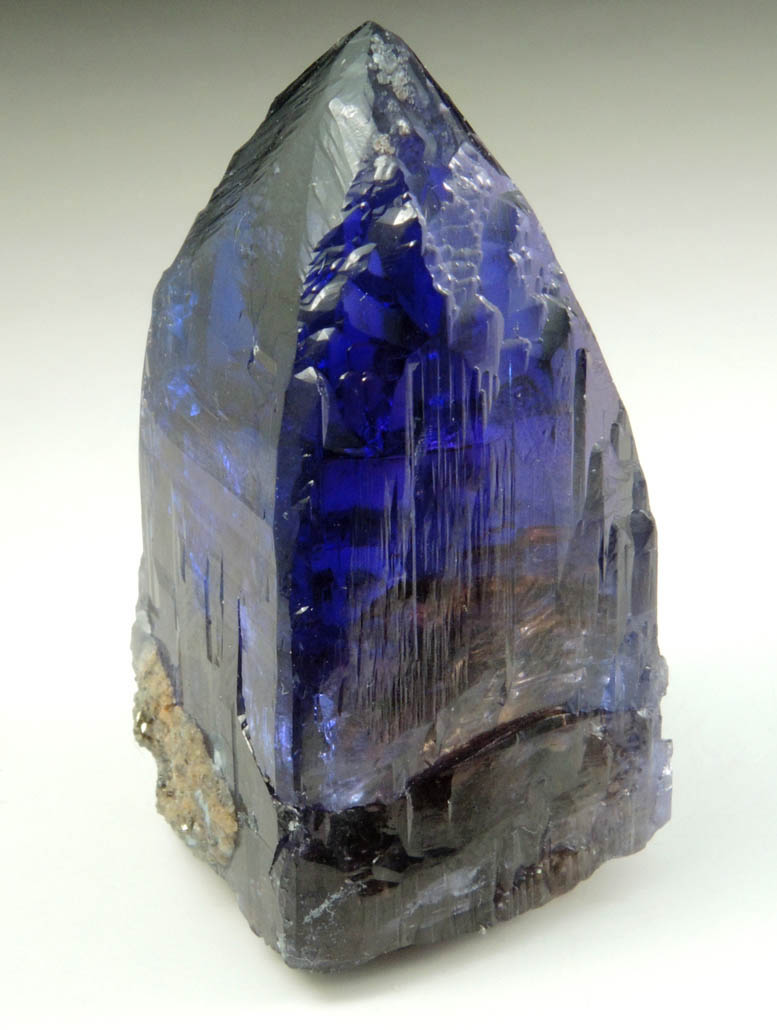 Tanzanite (= blue gem variety of the mineral Zoisite) from Karo Mine, Merelani Hills, western slope of Lelatama Mountains, Arusha Region, Tanzania (Type Locality for Tanzanite)