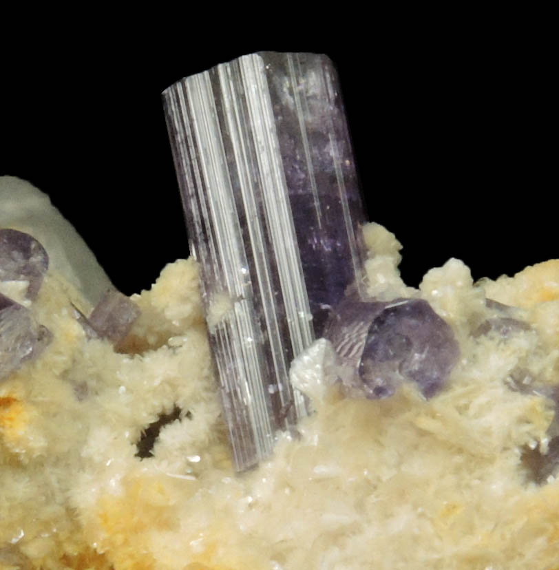 Fluorapatite with Bertrandite (including pseudomorphs) from Lavra da Golconda, near Governador Valadares, Minas Gerais, Brazil