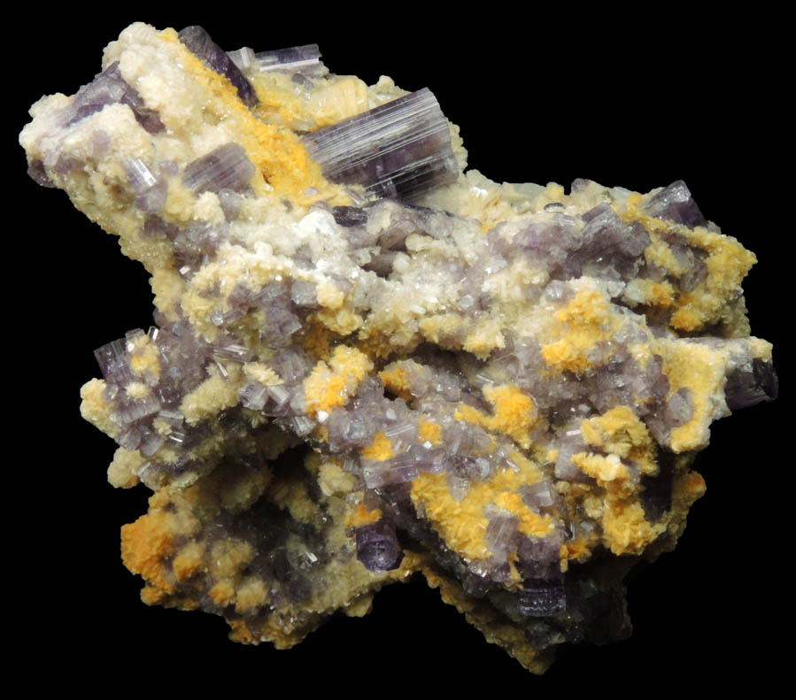 Fluorapatite with Bertrandite (including pseudomorphs) from Lavra da Golconda, near Governador Valadares, Minas Gerais, Brazil