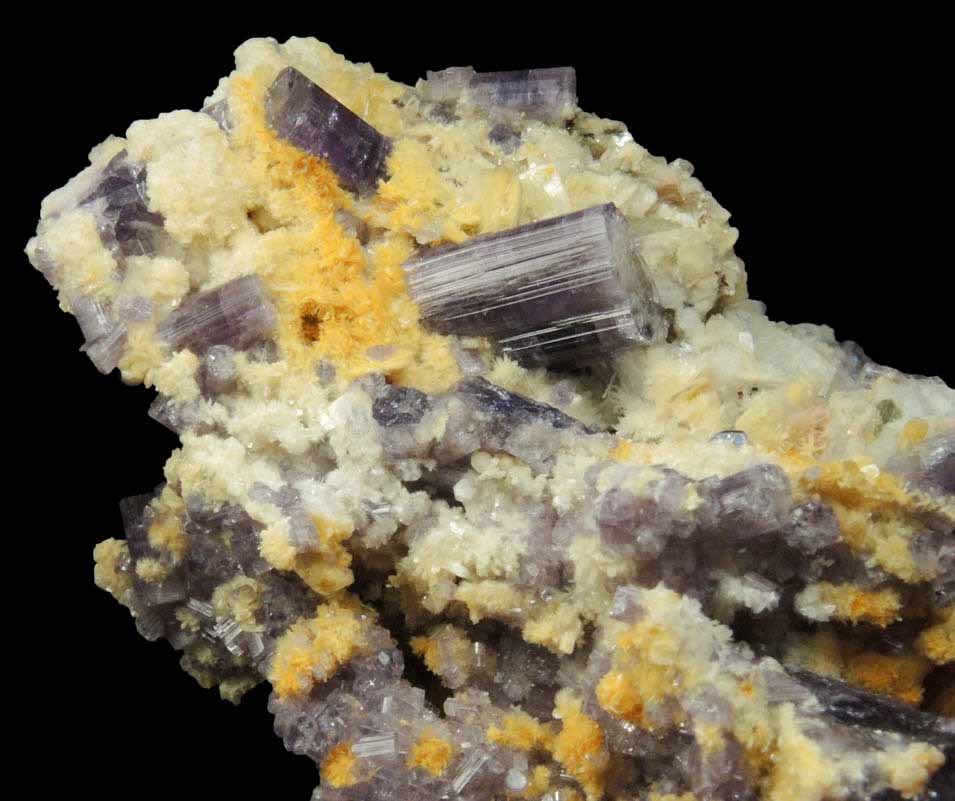 Fluorapatite with Bertrandite (including pseudomorphs) from Lavra da Golconda, near Governador Valadares, Minas Gerais, Brazil