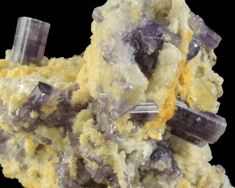 Fluorapatite with Bertrandite (including pseudomorphs) from Lavra da Golconda, near Governador Valadares, Minas Gerais, Brazil