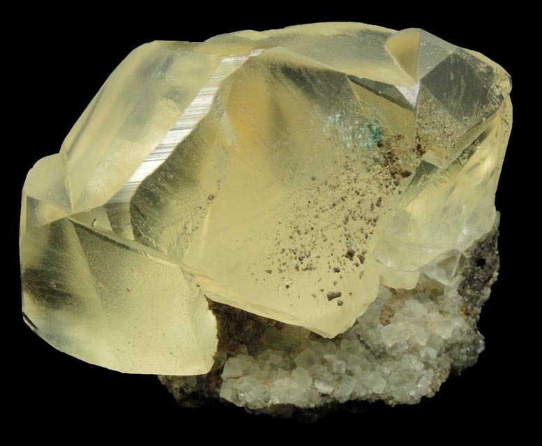 Calcite (interpenetrant-twinned) from Sokolovskiy-Sarbaiskiy Mine, Rudnyy, Kustanay Oblast, Kazakhstan