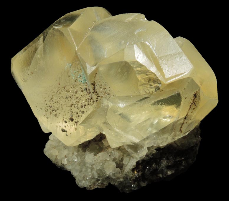 Calcite (interpenetrant-twinned) from Sokolovskiy-Sarbaiskiy Mine, Rudnyy, Kustanay Oblast, Kazakhstan