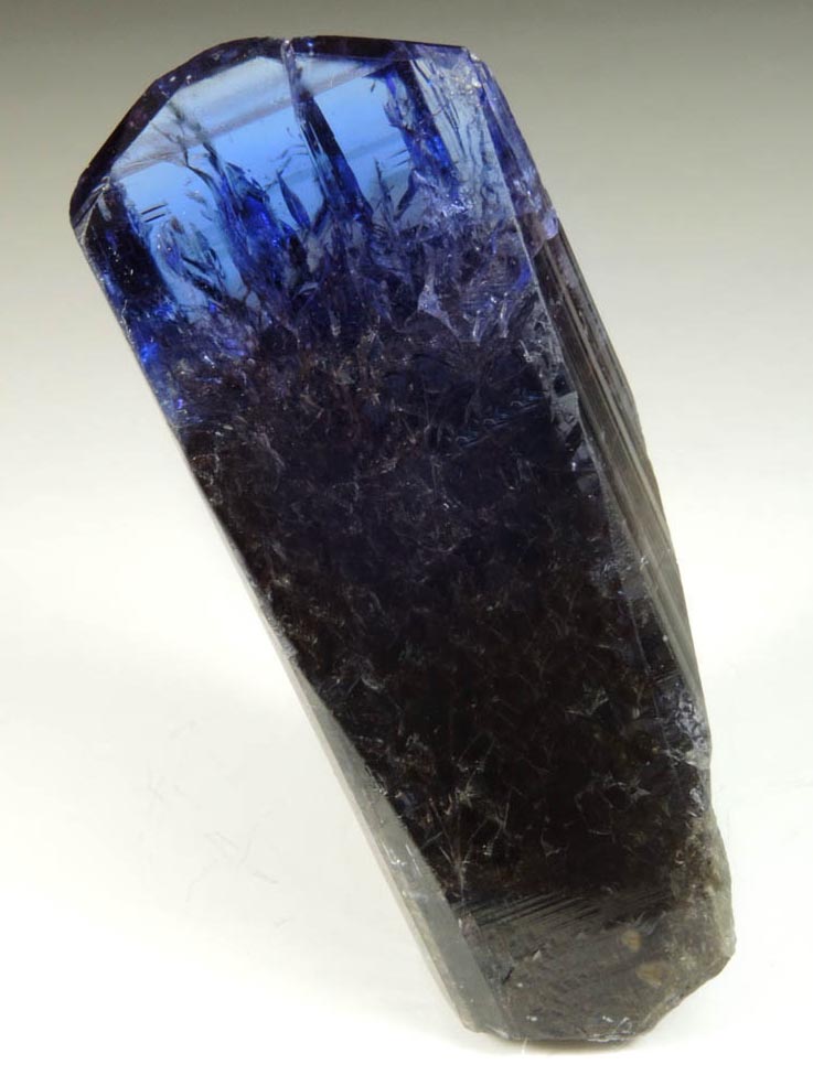 Tanzanite Crystal (blue-violet gem variety of Zoisite) from Merelani Hills, western slope of Lelatama Mountains, Arusha Region, Tanzania (Type Locality for Tanzanite)