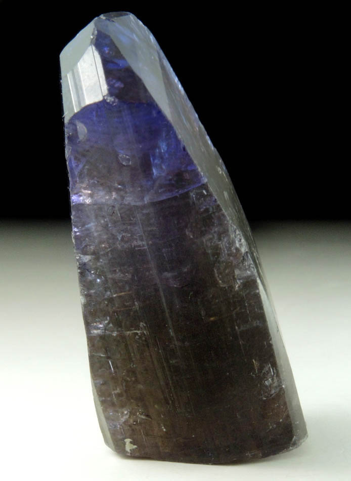 Tanzanite Crystal (blue-violet gem variety of Zoisite) from Merelani Hills, western slope of Lelatama Mountains, Arusha Region, Tanzania (Type Locality for Tanzanite)