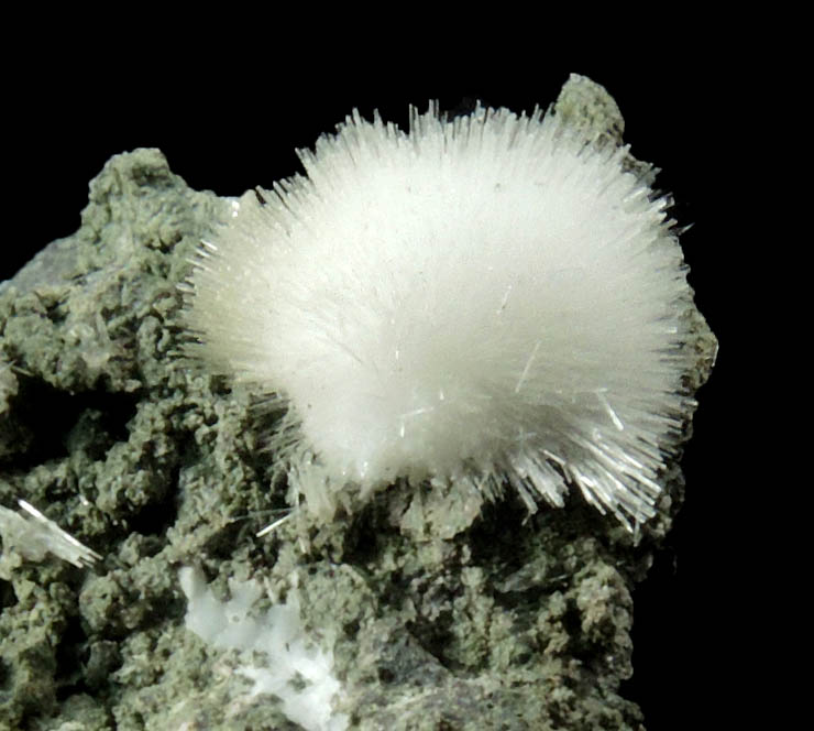 Natrolite with minor Calcite from Millington Quarry, Bernards Township, Somerset County, New Jersey