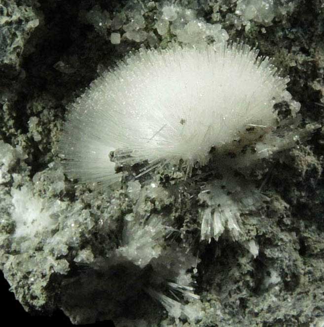 Natrolite from Millington Quarry, Bernards Township, Somerset County, New Jersey