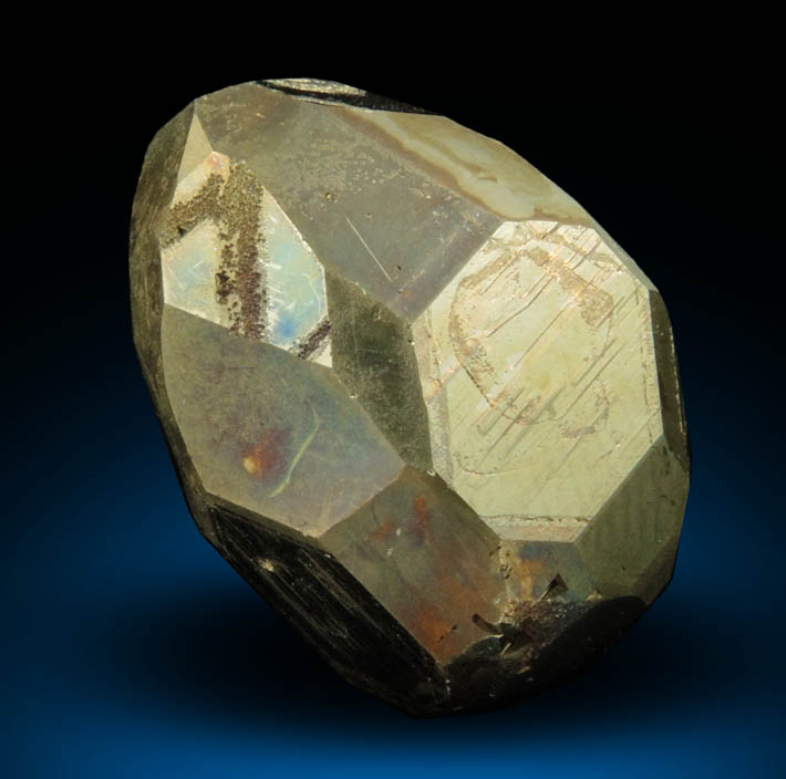 Pyrite (complex teardrop-shaped crystal) from Milpillas Mine, Cuitaca, Sonora, Mexico