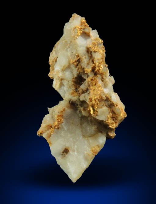 Gold in Quartz from Jamestown Mining District, Tuolumne County, California