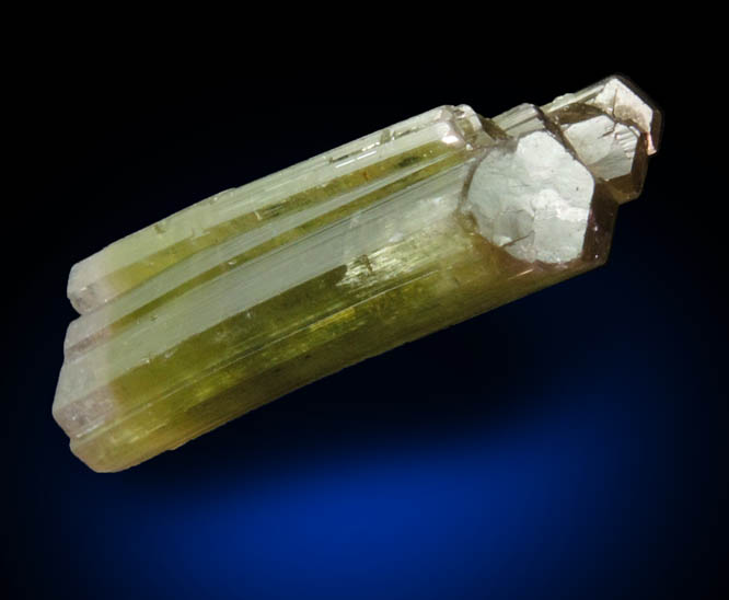 Elbaite Tourmaline (bi-colored) from Kamdesh District, Nuristan Province, Afghanistan