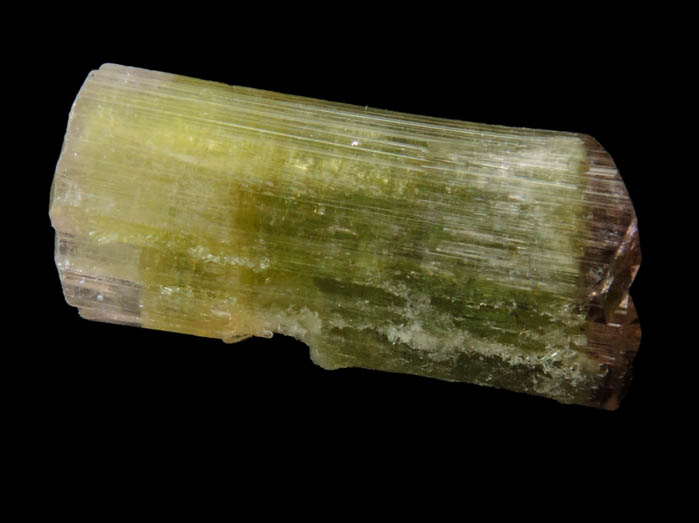 Elbaite Tourmaline (bi-colored) from Kamdesh District, Nuristan Province, Afghanistan