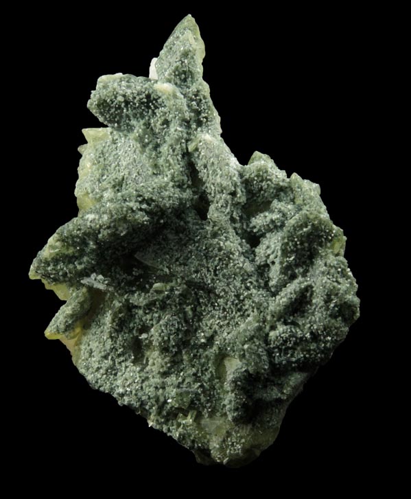 Chlorite on Titanite from Tormiq area, northwest of Skardu, Haramosh Mountains, Baltistan, Gilgit-Baltistan, Pakistan