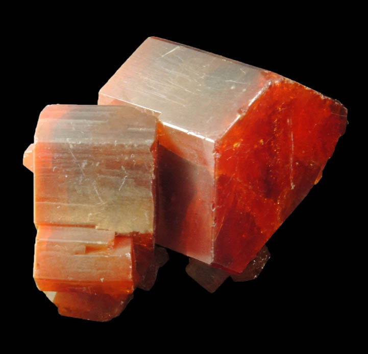 Vanadinite (uncommonly large crystals) from Mibladen, Haute Moulouya Basin, Zeida-Aouli-Mibladen belt, Midelt Province, Morocco