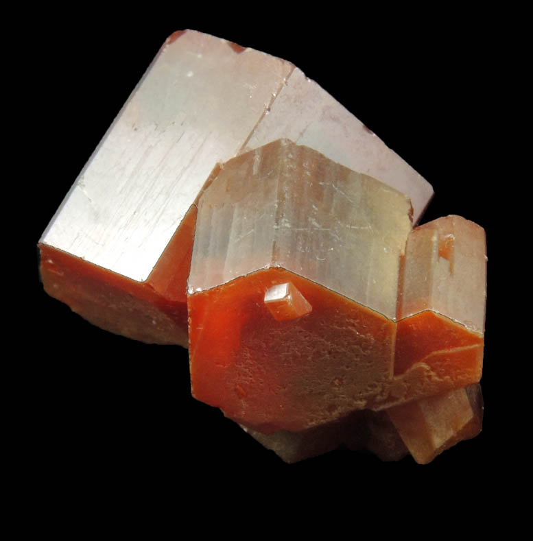 Vanadinite (uncommonly large crystals) from Mibladen, Haute Moulouya Basin, Zeida-Aouli-Mibladen belt, Midelt Province, Morocco