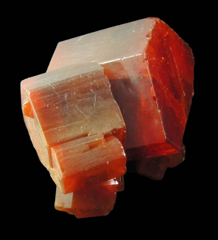Vanadinite (uncommonly large crystals) from Mibladen, Haute Moulouya Basin, Zeida-Aouli-Mibladen belt, Midelt Province, Morocco