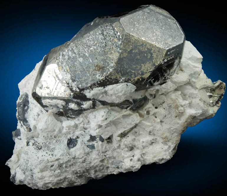 Pyrite with Chalcocite coating from Milpillas Mine, Cuitaca, Sonora, Mexico