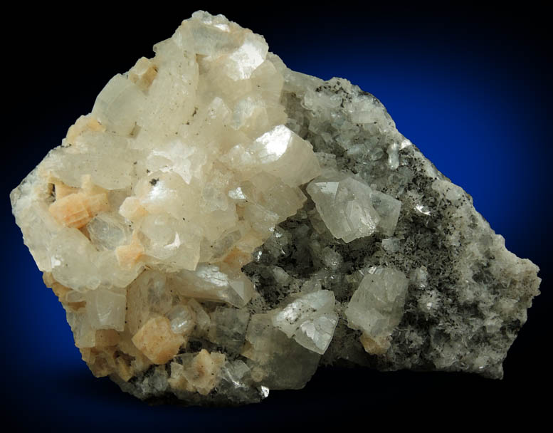 Chabazite on Heulandite with Chlorite-Chamosite from Prospect Park Quarry, Prospect Park, Passaic County, New Jersey