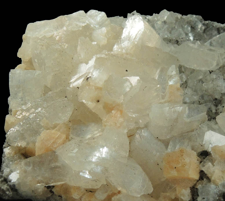 Chabazite on Heulandite with Chlorite-Chamosite from Prospect Park Quarry, Prospect Park, Passaic County, New Jersey