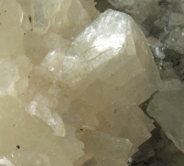 Chabazite on Heulandite with Chlorite-Chamosite from Prospect Park Quarry, Prospect Park, Passaic County, New Jersey