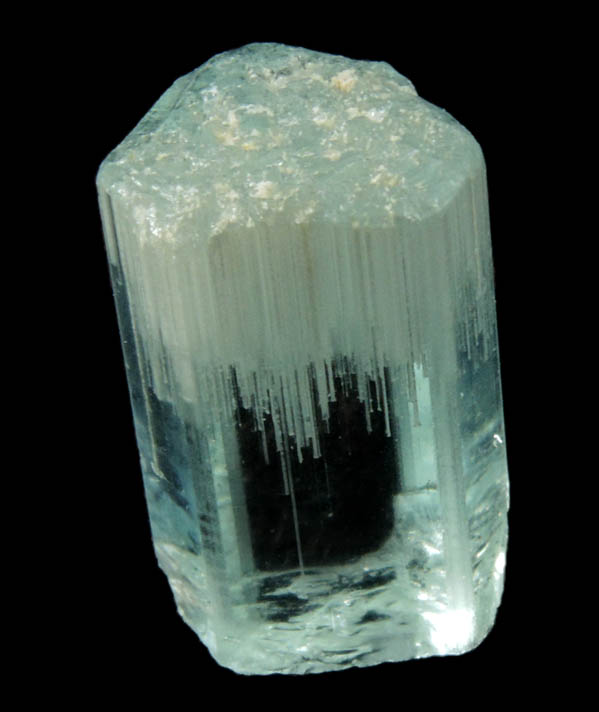 Beryl var. Aquamarine (with unusual hollow tubes) from Skardu District, Baltistan, Gilgit-Baltistan, Pakistan