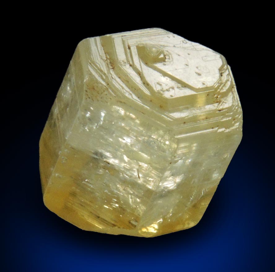 Corundum var. Yellow Sapphire (gem-grade) from Central Highland Belt, near Ratnapura, Sabaragamuwa Province, Sri Lanka
