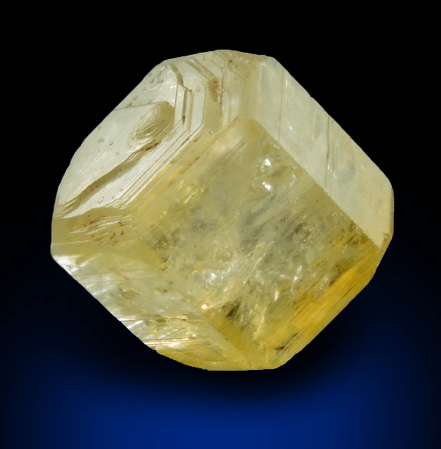 Corundum var. Yellow Sapphire (gem-grade) from Central Highland Belt, near Ratnapura, Sabaragamuwa Province, Sri Lanka