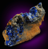 Azurite from Morenci Mine, 4750' Level, Lone Star Area, Clifton District, Greenlee County, Arizona