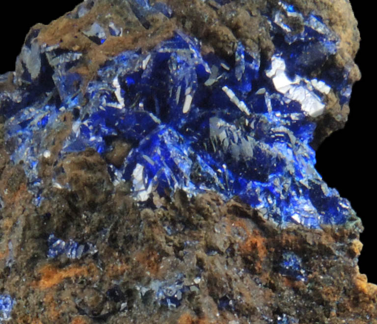 Azurite with minor Malachite from Morenci Mine, 4750' Level, Lone Star Area, Clifton District, Greenlee County, Arizona