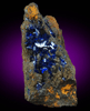 Azurite from Morenci Mine, 4750' Level, Lone Star Area, Clifton District, Greenlee County, Arizona
