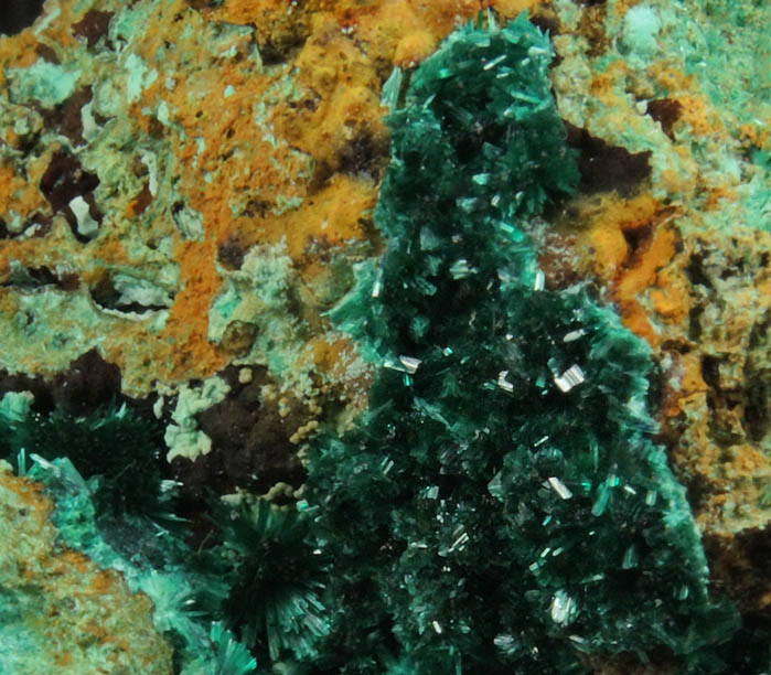 Brochantite from Grandview Mine, Coconino County, Arizona