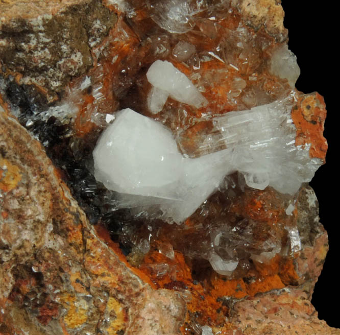 Hemimorphite over Smithsonite from Dauntless Mine, White Pine County, Nevada