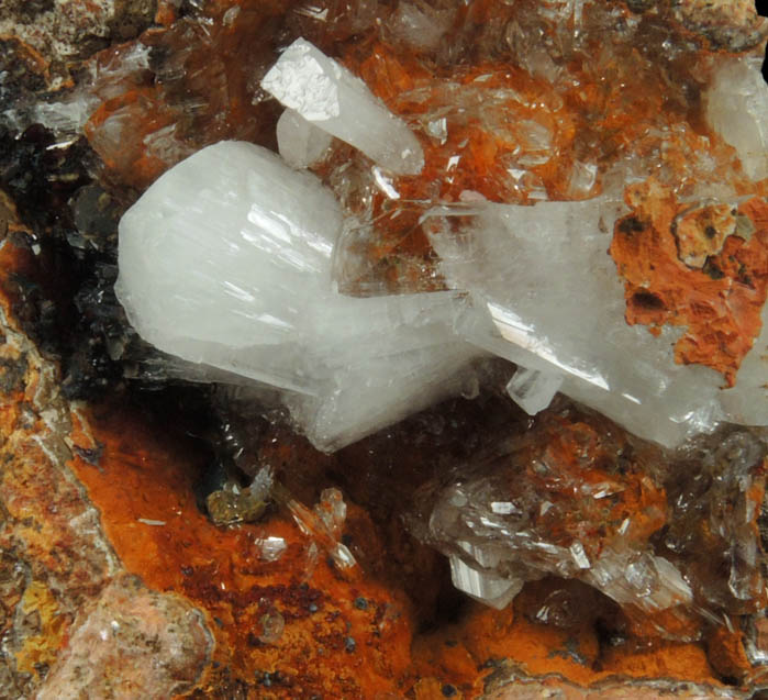 Hemimorphite over Smithsonite from Dauntless Mine, White Pine County, Nevada