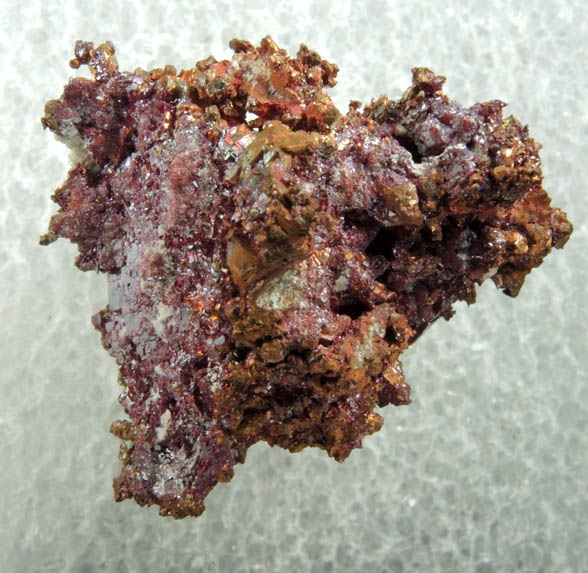 Cuprite and Native Copper from Ray Mine, Mineral Creek District, Pinal County, Arizona