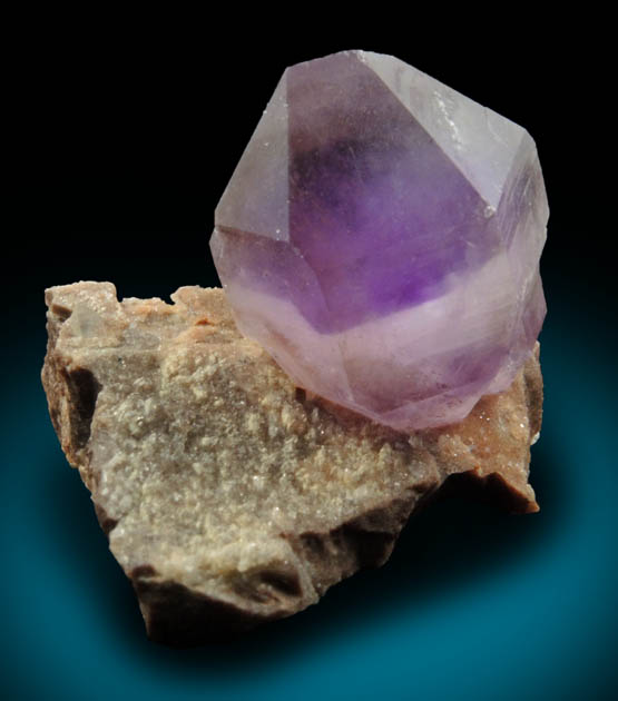 Quartz var. Amethyst Quartz from Balkhash Lake, near Preozersk, Karaganda Oblast, Kazakhstan